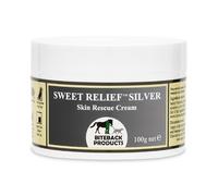 Biteback 'Sweet Relief Silver' Cream - Essential Silver-Infused Antiseptic Cream for Dogs: Ideal for Minor Wounds, Abrasions & Rubs - Benzyl Benzoate Dog First Aid Essentials - 100g