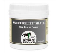 Biteback 'Sweet Relief Silver' Cream for Horses & Dogs - 500g Antiseptic First Aid Skin Care for Minor Wounds & Quick Relief