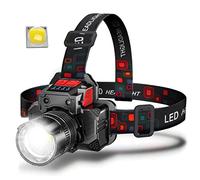 BiteBoom Headlamp - Powerful Illumination Light, 1200 Lumens, Versatile Lighting Modes, Convenient Recharging, Waterproof Design - Perfect for Outdoor Adventures, Camping, Hunting, and Gifting