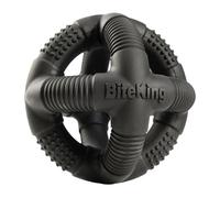 BiteKing Natural Rubber Dog Balls for Large Aggressive Chewers - Lifetime Replacement - Indestructible and Durable Dog Toys for Large Breed, Black
