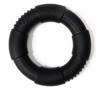 BiteKing Natural Rubber Dog Ring Toy for Large Aggressive Chewers - Lifetime Replacement - Indestructible Tug Fetch Toy for Large Breed - Durable Tough Dog Chew Toy for Super Chewer, Black