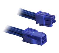 BITFENIX 45cm 4-Pin ATX12V Extension Cable - Sleeved Blue/Blue