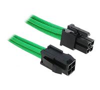 BitFenix 45cm 4-Pin ATX12V Extension Cable - Sleeved Green/Black