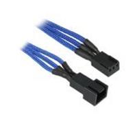 BitFenix 90cm 3-Pin Extension Cable - Sleeved Blue/Black