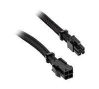 BitFenix Alchemy 4-pin ATX12V extension cable, 45cm, sleeved - black