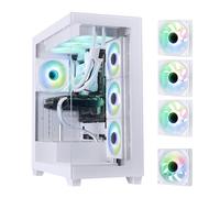BITFENIX CETO Premium Edition Medium Tower Computer Case (White)