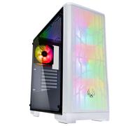 BitFenix Nova Mesh TG 4ARGB Desktop White