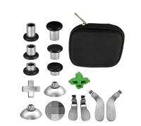 BITFUNX Accessories for Xbox One Elite Series 1 - Metal Magnetic Thumbsticks Replacement for Xbox One Elite Series 1, Includes 6 Different Metal Analog Sticks, 4 Paddles, 2 D-Pads, 2 Magnetic Base