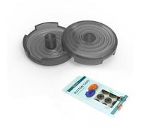 BITFUNX Button Caps, Arcade Stick Replacement Button Caps for Mechanical PushButtons, for Kailh/Cherry/TTC/Akko Switches Caps, Arcade Button Accessories (Black Button Caps 12pcs 30mm)