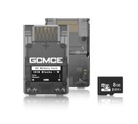 BITFUNX GCMCE FlipperMCE Memory Card Emulator - Supports Firmware Upgrade, Unlimited Storage and Game ID, 8GB MicroSD Card Include, High Speed Game Memory Card Emulator for NGC/Will(RVL-001)