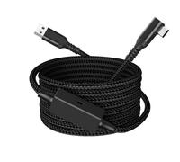 BITHAI VR Charging Link Cable 16ft Compatible with Meta Quest 3S/Quest 3/Oculus Quest 2/Pico 4 Accessories and PC/SteamVR, Awesome Gift-5Gbps USB 3.0 to USB C Cable-black