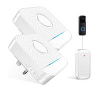 BITIWEND Wireless Doorbell Extender Converts for Blink Video Doorbell 1st & 2nd Gen into Wireless Door Bell with 656 FT Range, 58 Chimes & 0-110 dB Volume Door Chime for Home/Garage/Apartment