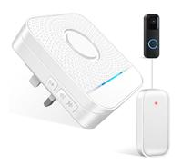 BITIWEND Wireless Doorbell Extender Converts for Blink Video Doorbell 1st & 2nd Gen into Wireless Door Bell with 656 FT Range, 58 Chimes & 0-110 dB Volume Door Chime for Home/Garage/Apartment