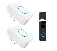 BITIWEND Wireless Doorbell Signal Relay, Specifically for Blink Video Doorbell 1st & 2nd Gen, Doorbell Repeater, For Hardwired Mode Only, 200M Long-Range Signal Reception, 2 Chime 1 Repeater