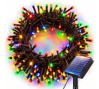 bitjam Solar Lights Outdoor Garden String, 6M/20FT 60 LED Solar Fairy Light