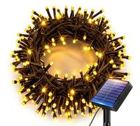 bitjam Solar Lights Outdoor Garden String, 6M/20FT 60 LED Solar Fairy Light