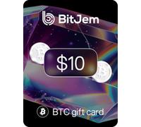 BitJem Crypto Gift Card Bitcoin 10 USD - BitJem Key