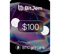 BitJem Crypto Gift Card Bitcoin 100 USD - BitJem Key