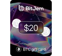 BitJem Crypto Gift Card Bitcoin 20 USD - BitJem Key