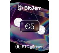 BitJem Crypto Gift Card Bitcoin 5 EUR - BitJem Key