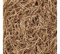 Bitlongate Shredded Paper for Gift Baskets 5LB, Crinkle Cut Paper Shreds for Box Filling, Gift Wrapping and Basket Stuffing, shredded gift paper filler, brown shredded paper filler (Brown 5LB)