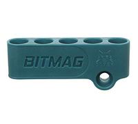 BitMag Magnetic Bit Holder for Drills and Drivers - Makita Blue - Store Your bits on Your Power Tool, Always to Hand for Fast swapping - Holds 1/4 hex bits - Plastic Composite Body