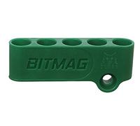 BitMag - One Size Magnetic Bit Holder - Holds 1/4 Hex Bits - Store & Swap Fast - Aluminum (Green)