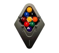 Bitman-Rack 9-Ball Pro Precision Billiard Rack, Cnc Machined Aluminium Pool Triangle For Consistent Tight Racking, Pool Table Accessory (9-BALL PRO)