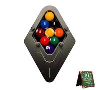 Bitman-Rack 9-Ball Pro Precision Billiard Rack,Machined Aluminum Pool Triangle,Consistent Tight Rack Tool for Ball Pool Tables,Professional Pools Accessories(9-ball Pro)