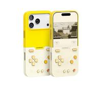 Bitmolab GAMEBABY for iPhone 17 Pro Max Case, Innovative Game Controller Phone Case, iPhone 17 Pro Max Case for GBA, GBC, NES Retro Games, Yellow