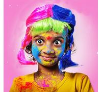 BITONA® Funny Braided Hair wig for Kids, ladies teenager and all free size wig,holi and Stage drama show (1 Wig)