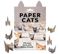 Bitone Paper Cats Kit,50 Sheets DIY Origami Cats with 5 Patterns & 2 Sizes,Paper Cat Origami Fun Craft Kit for Adults Kids,Home Desk Decoration,Gift for Cat Lovers