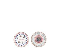 Bitossi Home Monuments scalloped printed plate (set of two) - White OS