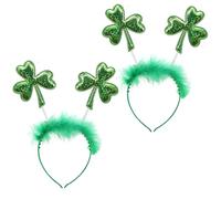 BITOWO St Patricks Day Headband Hat St Patricks Day Accessories Headband Kids Girls Women Irish Green Shamrock St Patrick's Day Paddys Day Hair Accessories Irish Boppers Headwear