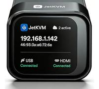 BitPC JetKVM Open-Source IP KVM Switch jetkvm Computer remotely Control lP/MAC/HDMl/USB Touchscreen LCD USB-C(Power/Keyboard/mouse) Mac/Windows/Linux,KVM Switches for Home Offices,Business,Data Center