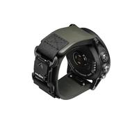 bitplay Waterproof FKM Rubber Quick Release Watch Strap for Garmin Quickfit 22mm/26mm, Forerunner/Instinct/Quatix/Fenix/Enduro/Tactix/Descent/Epix Pro/Foretrex, moss green, 22 mm, Modern