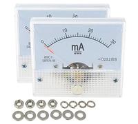 Bitray DC 0-30mA Rectangle Analog Panel Ammeter 85C1 for Auto Circuit or Other Voltage Measurement Devices Ampere Tester Gauge