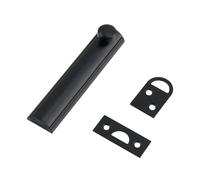 Bitray Slide Bolt Latch 3 Inch Solid Surface Bolt Security Slide Latch Door Lock Bolt for Inside Door - Black