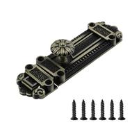 Bitray Slide Lock, Heavy Duty Barrel Bolt Lock, Antique Door Latch-Style B