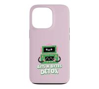 Bits And Bytes Detox (Funny Digital World Statement) Case for iPhone 13 Pro
