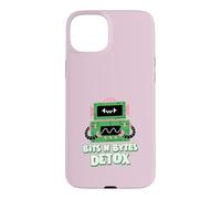 Bits And Bytes Detox (Funny Digital World Statement) Case for iPhone 15 Plus