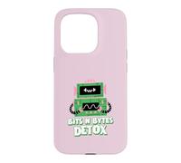 Bits And Bytes Detox (Funny Digital World Statement) Case for iPhone 15 Pro