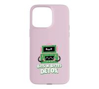 Bits And Bytes Detox (Funny Digital World Statement) Case for iPhone 15 Pro Max