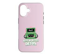 Bits And Bytes Detox (Funny Digital World Statement) Case for iPhone 16