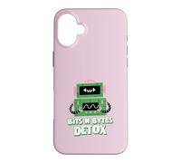 Bits And Bytes Detox (Funny Digital World Statement) Case for iPhone 16 Plus