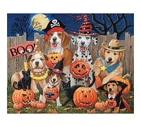 Bits and Pieces - 100 Piece Jigsaw Puzzle for Adults - 100 pc Large Piece Halloween Jigsaw by Artist William Vanderdasson - 15" x 19"