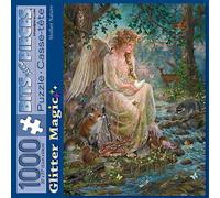 Bits and Pieces - 1000 Piece Glitter Jigsaw Puzzle for Adults - Mother Nature - 1000 pc Forest Fantasy Jigsaw by Artist Liz Goodrick-Dillon