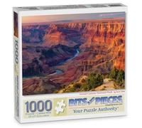 Bits and Pieces 1000 Piece Puzzles for Adults, Grand Canyon National Park - Large 20" x 27" Jigsaw Puzzles 1000 Pieces - USA Landscape - Random Die Cut Pieces No 2 are Alike