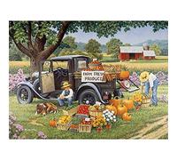 Bits and Pieces - 2000 Piece Jigsaw Puzzle for Adults - Home Grown - 2000 pc Fall on the Farm Jigsaw by Artist John Sloane
