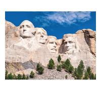Bits and Pieces 300 Piece Puzzles for Adults 300 Large Pieces 18" x 24" Jigsaw Puzzles - Mt Rushmore, Random Die Cut, No 2 Pieces Alike, Mount Rushmore